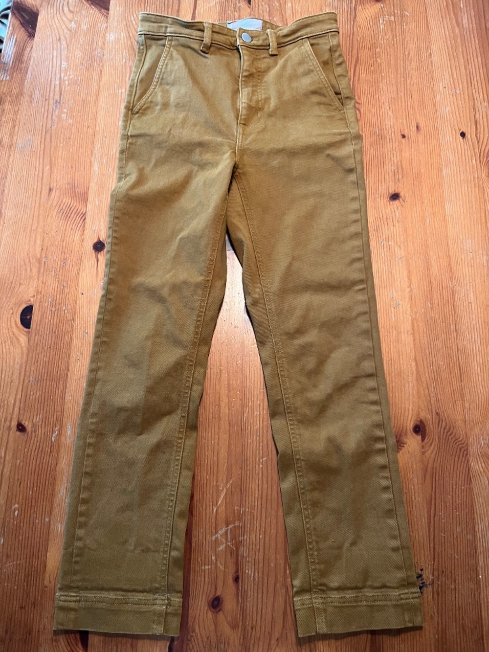 Everlane Slim Leg Crop Pants (size 0)